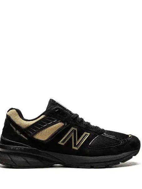 "Black  sneakers Gold" Balance New 990V5 0516